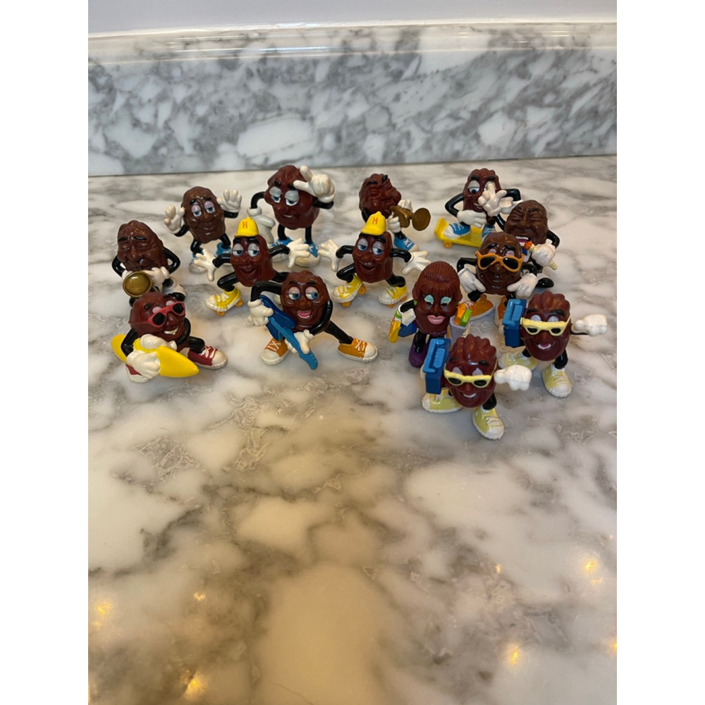 Vintage 1987–88 California Raisins Figurines Lot of 15 - Picture 1 of 9